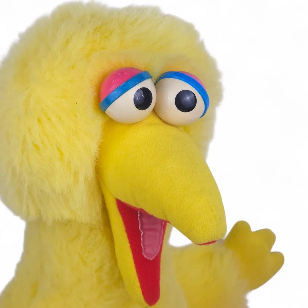 VTG 1986 Playskool Talking Big Bird Plush Sesame Street 22